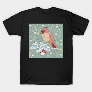 Cardinal Bird T-Shirt